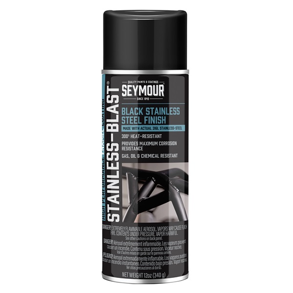 SEYMOUR® Black Stainless Steel Finish, 12 oz